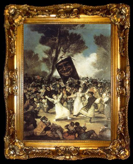 framed  Francisco Goya The Funeral of the sardine, ta009-2
